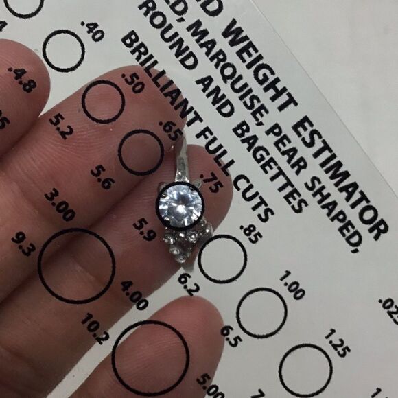 3/4 ct CZ Fashion Ring (H15) - Picture 5 of 6